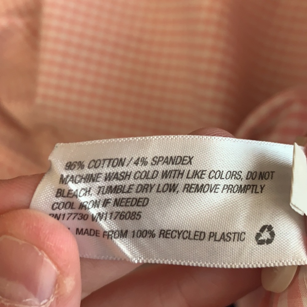 Goodfellow & Co. Pink Gingham Button Down Shirt - Picture 5 of 5